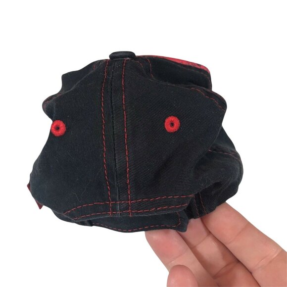 Disney Pixar Cars Kids Baseball Cap Radiator Springs Cup Adjustable Black Red - Picture 4 of 7